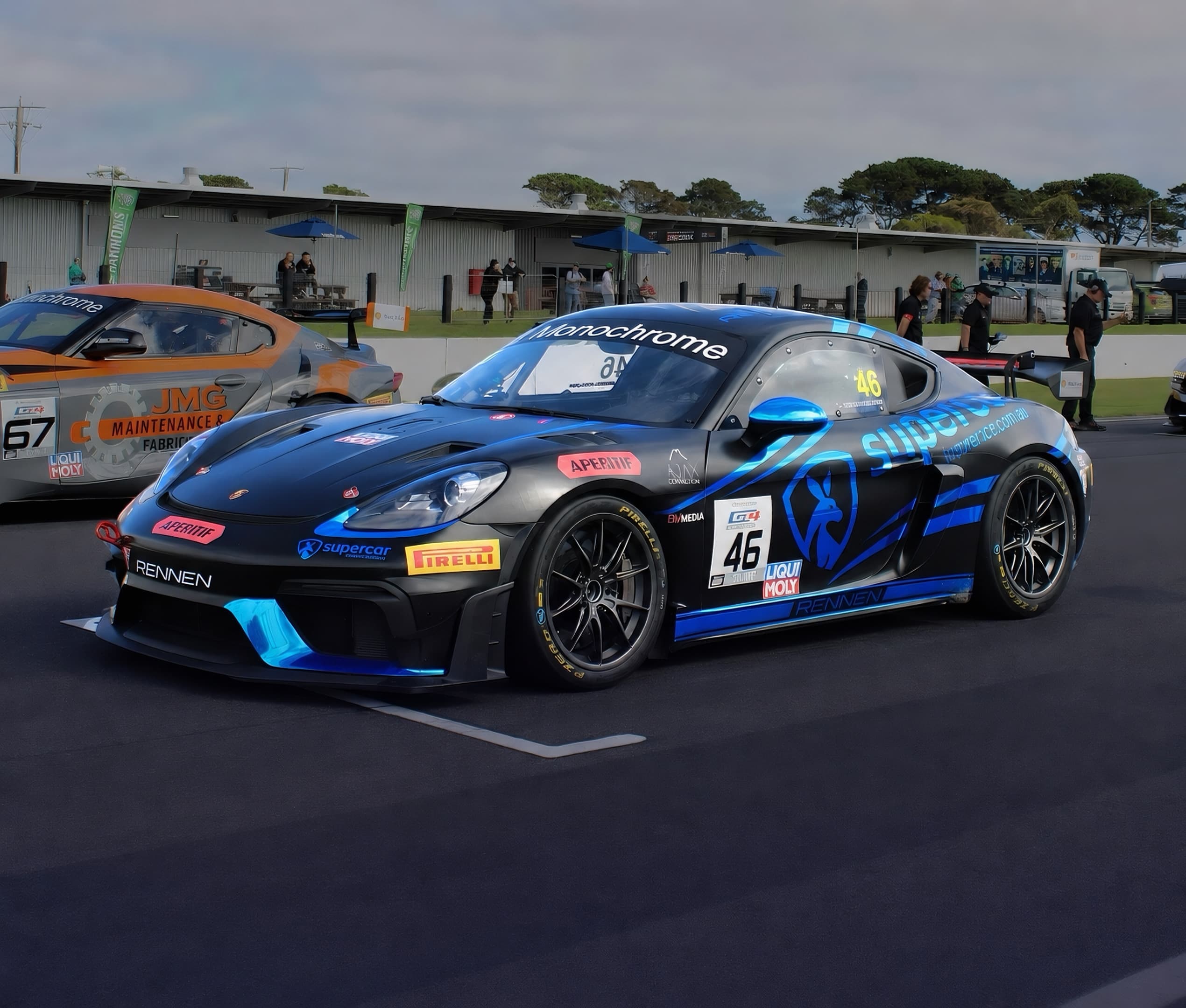Jensen Shearer Porsche GT4 — Ajax Construction motorsport partnership